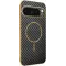 Coque arrière Phonesta Luxury Carbon Fiber avec MagSafe pour Google Pixel 9 Pro - Noir