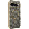 Coque arrière Phonesta Luxury Carbon Fiber avec MagSafe pour Google Pixel 9 Pro XL - Marron 0