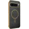 Coque arrière Phonesta Luxury Carbon Fiber avec MagSafe pour Google Pixel 9 Pro XL - Noir