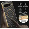 Coque arrière Phonesta Luxury Carbon Fiber avec MagSafe pour Google Pixel 9 Pro XL - Noir 7