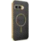Coque arrière Phonesta Luxury Carbon Fiber avec MagSafe pour Google Pixel 9a - Noir