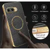 Coque arrière Phonesta Luxury Carbon Fiber avec MagSafe pour Google Pixel 9a - Noir 7