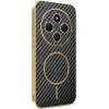 Coque arrière Phonesta Luxury Carbon Fiber avec MagSafe pour Xiaomi Redmi 14C / Xiaomi Poco C75 - Noir 0