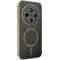 Coque arrière Phonesta Luxury Carbon Fiber avec MagSafe pour Xiaomi Redmi 14C / Xiaomi Poco C75 - Noir