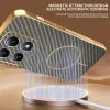 Coque arrière Phonesta Luxury Carbon Fiber avec MagSafe pour Xiaomi 15T - Marron 5