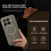 Coque arrière Phonesta Luxury Carbon Fiber avec MagSafe pour Xiaomi 15T Pro - Marron 2