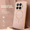 Coque arrière Phonesta Luxury Carbon Fiber avec MagSafe pour Xiaomi 15T Pro - Rose 1