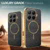 Coque arrière Phonesta Luxury Carbon Fiber avec MagSafe pour Xiaomi 15T Pro - Noir 3