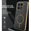 Coque arrière Phonesta Luxury Carbon Fiber avec MagSafe pour OnePlus 15 - Noir 1