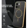 Coque arrière Phonesta Luxury Carbon Fiber avec MagSafe pour Oppo A6 Pro - Noir 1