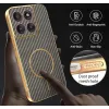 Coque arrière Phonesta Luxury Carbon Fiber avec MagSafe pour Motorola Edge 70 - Marron 4