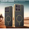 Coque arrière Phonesta Luxury Carbon Fiber avec MagSafe pour Motorola Edge 70 - Noir 3