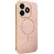 Coque arrière Phonesta Luxury Carbon Fiber avec MagSafe pour HONOR X5c Plus - Rose