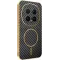 Coque arrière Phonesta Luxury Carbon Fiber avec MagSafe pour HONOR Magic8 Pro - Noir