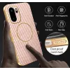 Coque arrière Phonesta Luxury Carbon Fiber avec MagSafe pour OnePlus 15R - Rose 6