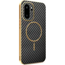Coque arrière Phonesta Luxury Carbon Fiber avec MagSafe pour OnePlus 15R - Noir
