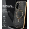 Coque arrière Phonesta Luxury Carbon Fiber avec MagSafe pour OnePlus 15R - Noir 1