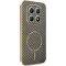 Coque arrière Phonesta Luxury Carbon Fiber avec MagSafe pour Xiaomi Redmi Note 15 4G/5G / Xiaomi Poco M8 - Marron
