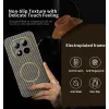 Coque arrière Phonesta Luxury Carbon Fiber avec MagSafe pour Xiaomi Redmi Note 15 Pro Plus / Xiaomi Poco M8 Pro - Marron 2