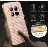 Coque arrière Phonesta Luxury Carbon Fiber avec MagSafe pour Xiaomi Redmi Note 15 Pro Plus / Xiaomi Poco M8 Pro - Rose 7