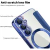Coque portefeuille Phonesta Luxury Crystal avec MagSafe pour Samsung Galaxy S25/S24 - Bleu foncé 6