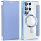 Coque portefeuille Phonesta Luxury Crystal avec MagSafe pour Samsung Galaxy S25 Ultra - Bleu clair