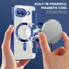 Coque portefeuille Phonesta Luxury Crystal avec MagSafe pour Google Pixel 9a - Bleu foncé 4