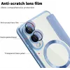 Coque portefeuille Phonesta Luxury Crystal avec MagSafe pour Samsung Galaxy S25 Edge - Bleu clair 7
