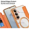 Coque portefeuille Phonesta Luxury Crystal avec MagSafe pour Samsung Galaxy S26 - Orange 6