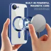Coque portefeuille Phonesta Luxury Crystal Puffed avec MagSafe pour Apple iPhone 17e/16e - Bleu foncé 5