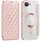 Coque portefeuille Phonesta Luxury Crystal Puffed avec MagSafe pour Apple iPhone 17e/16e - Rose