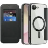 Coque portefeuille Phonesta Luxury Crystal Puffed avec MagSafe pour Apple iPhone 17e/16e - Noir 2