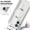 Coque portefeuille Phonesta Luxury Crystal Puffed avec MagSafe pour Samsung Galaxy S25 Edge - Argent 6