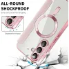 Coque portefeuille Phonesta Luxury Crystal Puffed avec MagSafe pour Samsung Galaxy A36/A56 - Rose 7