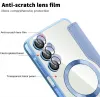 Coque portefeuille Phonesta Luxury Crystal Puffed avec MagSafe pour Samsung Galaxy A16 - Bleu clair 6