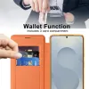 Coque portefeuille Phonesta Luxury Crystal Puffed avec MagSafe pour Samsung Galaxy S26 Ultra - Orange 2