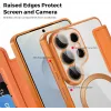 Coque portefeuille Phonesta Luxury Crystal Puffed avec MagSafe pour Samsung Galaxy S26 Ultra - Orange 6