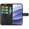 Coque portefeuille Phonesta Litchi Skin pour Xiaomi Redmi Note 14 Pro 5G / Xiaomi Poco X7 - Noir 3
