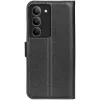 Coque portefeuille Phonesta Litchi Skin pour Realme 14x - Noir 3
