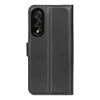 Coque portefeuille Phonesta Litchi Skin pour OnePlus Nord 5 - Noir 1