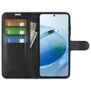 Coque portefeuille Phonesta Litchi Skin pour Xiaomi Redmi 15C / Xiaomi Poco C85 - Noir 3