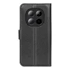 Coque portefeuille Phonesta Litchi Skin pour Xiaomi Redmi Note 15 4G/5G / Xiaomi Poco M8 - Noir 2