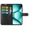 Coque portefeuille Phonesta Litchi Skin pour Xiaomi Redmi Note 15 Pro 5G - Noir 3