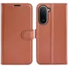 Coque portefeuille Phonesta Litchi Skin pour Xiaomi Redmi A7 Pro - Marron 0
