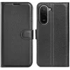 Coque portefeuille Phonesta Litchi Skin pour Xiaomi Redmi A7 Pro - Noir 0