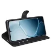 Coque portefeuille Phonesta Litchi Skin pour Oppo A6x - Noir 4