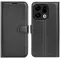 Coque portefeuille Phonesta Litchi Skin pour Oppo Find X9 - Noir