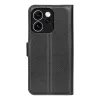 Coque portefeuille Phonesta Litchi Skin pour Oppo Reno15 F/FS - Noir 2