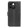 Coque portefeuille Phonesta Litchi Skin pour Oppo Reno15 Pro Max - Noir 2