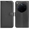 Coque portefeuille Phonesta Litchi Skin pour Oppo Find X9 Ultra - Noir 0